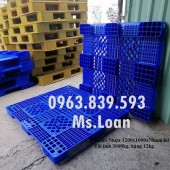 Pallet nhựa công nghiệp dùng xe nâng chất lượng cực tốt / 0963839593 Ms.Loan