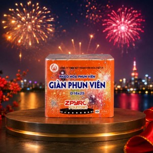 Giàn Phun Viên 25 Viên Z121 Chính Hãng Bộ Quốc Phòng | Pháo Hoa Phun Viên ảnh 2