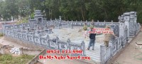 Đắk Lắk Mẫu khuôn viên lăng mộ đá xanh rêu đẹp bán tại Đắk Lắk - gia đình dòng h