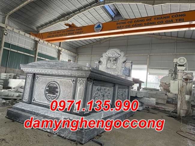 Mẫu mộ đá thờ tro cốt có mái đẹp bán tại Vũng Tàu - đựng để tro cốt-image-5