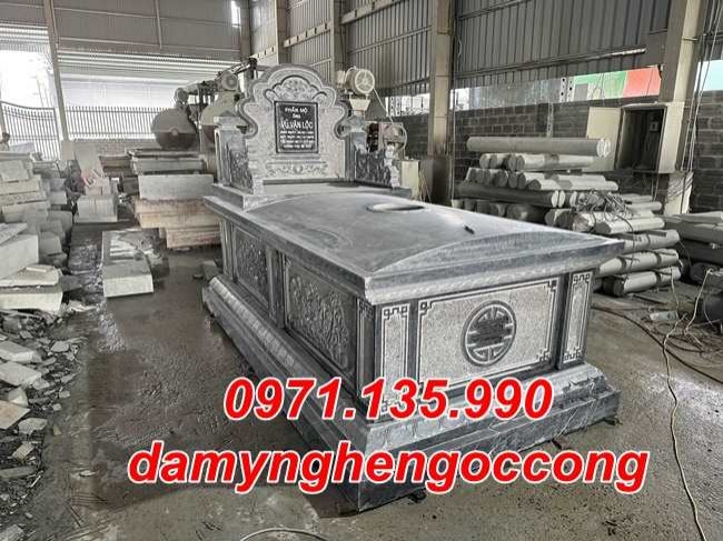 Mẫu mộ đá thờ tro cốt có mái đẹp bán tại Vũng Tàu - đựng để tro cốt-image-2