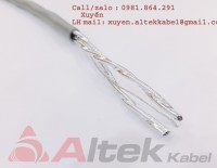 Cáp tín hiệu vặn xoắn 2Pair 22AWG, hệ thống âm thanh Altek Kabel