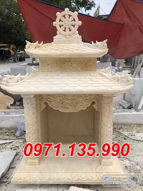 Cà Mau mẫu Am thờ đá trắng đẹp bán tại Cà Mau - Am tro cốt-image-5