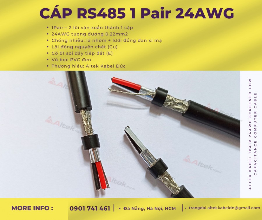 Cáp tín hiệu RS485 1 pair 24AWG tại Đà Nẵng, Hà Nội, HCM-image-3