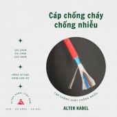 Phân phối cáp chống cháy 2 core x 1.0mm/1.5mm/2.5mm vỏ bọc LSZH