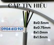 Cáp điều khiển/ cáp tín hiệu chống nhiễu 8 lõi 0.75mm