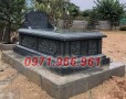 mẫu mộ đá đôi xanh đẹp bán hà giang, mộ đá đôi để tro cốt 836