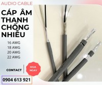 Cáp điều khiển âm thanh chống nhiễu 1 pair 24AWG