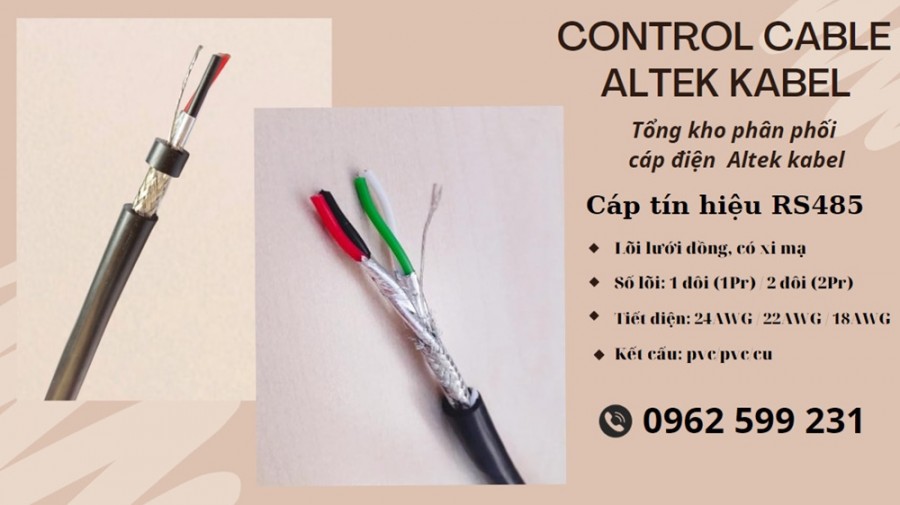 Cáp điều khiển 6 lõi / Cáp tín hiệu Altek kabel 0.5-1.5mm2-image-3