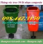 Thùng rác treo 50 lít nhựa composite giá rẻ, siêu cạnh tranh call 0984423150