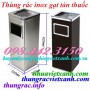 Thùng rác inox vuông gạt tàn thuốc giá siêu cạnh tranh call 0984423150 – Huyền