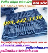 Pallet nhựa 1465x1100x120mm màu đen giá rẻ, siêu cạnh tranh call 0984423150