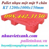 Pallet nhựa 1200x1000x150mm PL01LS giá siêu rẻ call 0984423150 – Huyền