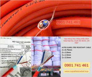 Cáp chống cháy chuẩn BS 6387, IEC 60331 Đà Nẵng, Huế, Quảng Nam