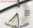 Cáp tín hiệu 3 lõi, cáp điều khiển 3 lõi 0.5/0.75/1.0/1.5mm