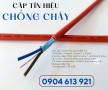 Cáp tín hiệu xoắn chống cháy chống nhiễu 2x1x1.0mm