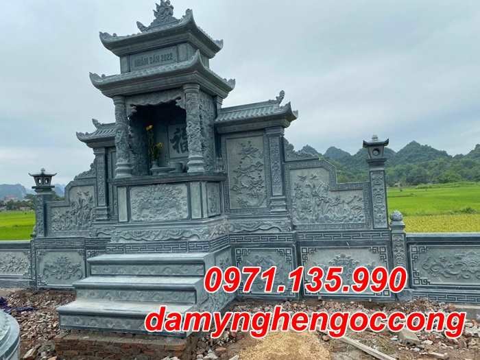 Vĩnh Long Bán mẫu nghĩa trang đá song thân đẹp tại Vĩnh Long - lăng mộ bằng đá-image-2