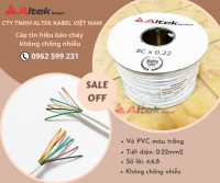 Phân phối cáp báo cháy Altek kabel 4x0.22, 6x0.22, 8x0.22 mm2