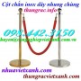 Cột chắn inox dây nhung chùng