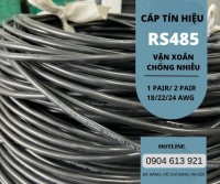 Cáp truyền thống chống nhiễu, cáp tín hiệu vặn xoắn RS485