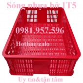 Sóng nhựa hở 1T5, sóng nhựa hở cao 15 cm