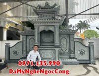 Bình Dương Bán mẫu nghĩa trang lăng mộ gia tộc đá song thân đẹp tại Bình Dương