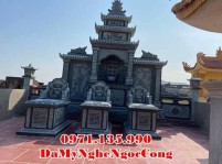 Tây Ninh Bán mẫu nghĩa trang lăng mộ gia tộc đá bố mẹ đẹp tại Tây Ninh