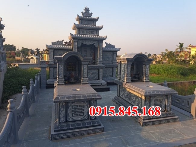 866 mẫu mộ đá nhà mồ bán quảng bình, mộ đơn giản đá xanh-image-3