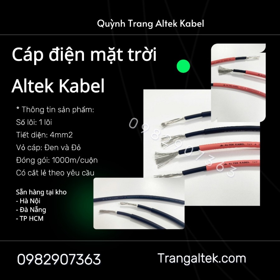 Cáp Solar 4mm Altek Kabel – Chuyên dùng cho hệ thống điện mặt trời-image-5