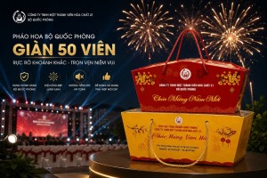 Giàn Phun Viên 50 Viên Z121 – Pháo Hoa BQP Tại Vũng Tàu