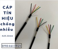 Cáp tín hiệu chống nhiễu 2x0.22mm/4x0.22mm/6x0.22mm