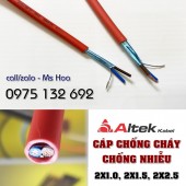 Cáp chống cháy chống nhiễu 2x2.5, Fire Resistant Cable 2x2.5