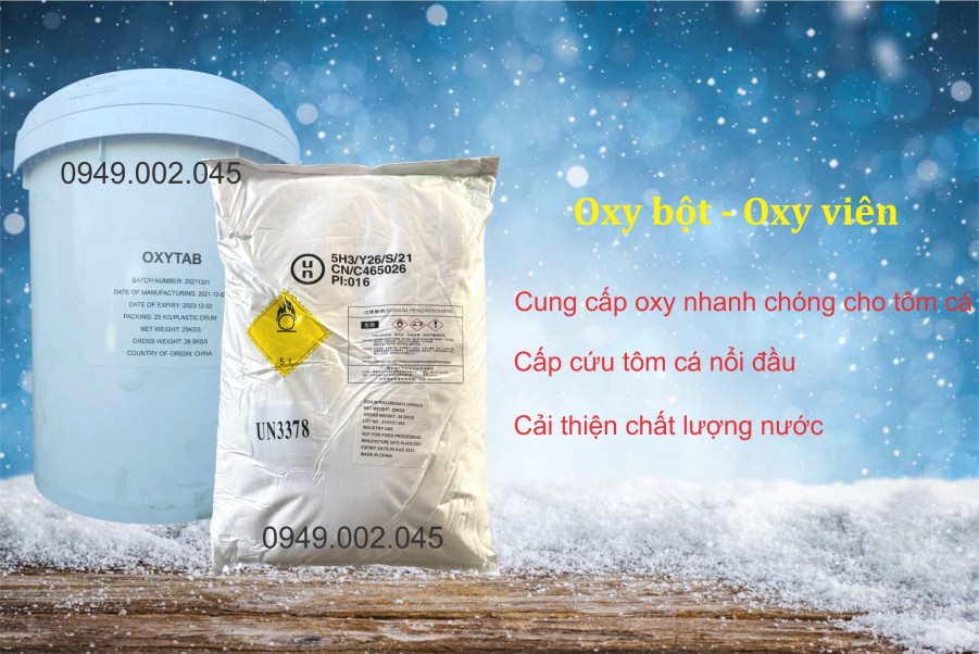 Sodium Percarbonate - Oxy bột, Oxy viên cho thủy sản-image-3
