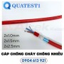 Cáp báo cháy chống cháy chống nhiễu 2x1.0mm Altek Kabel