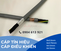 Cáp tín hiệu chống nhiễu, cáp điều khiển 8 lõi 0.5/0.75/1.0/1.5mm