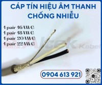 Cáp điều khiển vặn xoắn chống nhiễu Altek Kabel 1 pair 16AWG