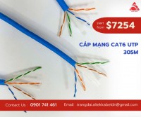 Dây Mạng Cat6 , Dây Cáp Cat 6 FTP Đồng 100‰