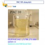 PAC 10‰ dung dịch - Poly Aluminium Chloride| Quy cách: Bồn - Tank