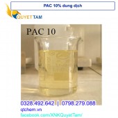 PAC 10‰ dung dịch - Poly Aluminium Chloride| Quy cách: Bồn - Tank