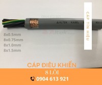 Cáp điều khiển, cáp tín hiệu chống nhiễu 8 lõi 0.5/0.7/51.01/.5mm