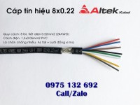 Dây tín hiệu chống nhiễu 8x0.22 (24AWG) Altek Kabel