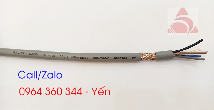 Cáp điều khiển altek kabel 5x0.5, 5x0.75, 5x1.0, 5x1.5 (chống nhiễu) chính hãng-image-3