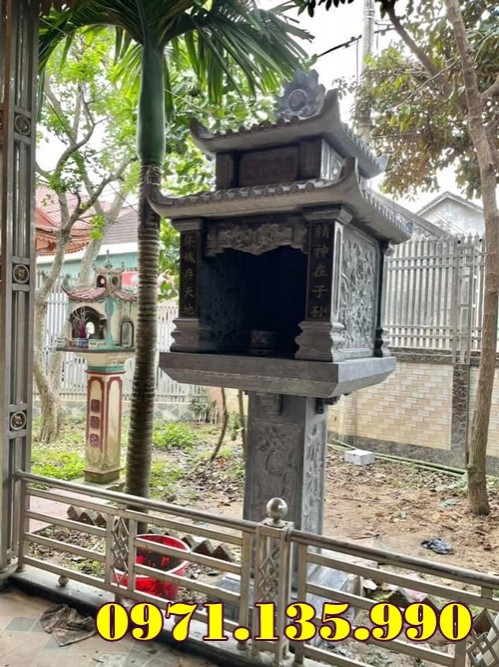 41- Hà Nội mẫu Am thờ đá xanh đẹp bán tại Hà Nội - Am tro cốt-image-3