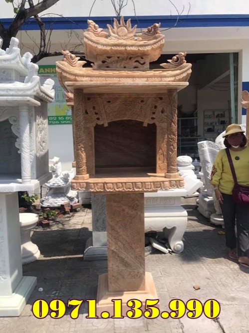 41- Hà Nội mẫu Am thờ đá xanh đẹp bán tại Hà Nội - Am tro cốt-image-5