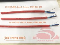 Cáp chống cháy chống nhiễu 2x1.0+E giá tốt Altek Kabel