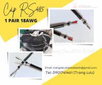 Cáp tín hiệu 1 pair 18awg RS485