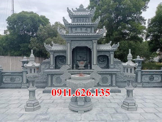 làm nhà mồ đá xanh đẹp bán tiền giang – đá tự nhiên nguyên khối-image-2