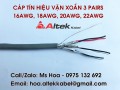 Mua cáp tín hiệu 16AWG, 18AWG, 20AWG, 22AWG chống nhiễu ở đâu uy tín?