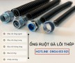 Ống ruột gà lõi thép bọc nhựa phân phối Đà Nẵng, Hồ Chí Minh, Hà Nội