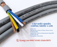 Cáp điều khiển chống nhiễu 4x0.5mm, 4x0.75mm, 4x1.0mm, 4x1.5mm